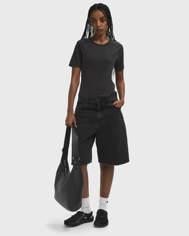 Majica Samsoe Samsoe Samsøe Samsøe Fitted T-Shirt Črna | F25200040-BLACK, 1