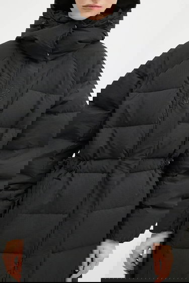 Puhovka GANNI Tech Down Coat Črna | F9688, 3