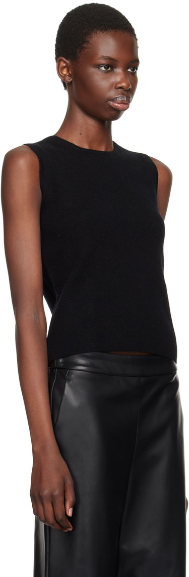 Majica brez rokavov Max Mara Max Mara Fosco Tank Top Črna | 2421366112600 MM12037, 1