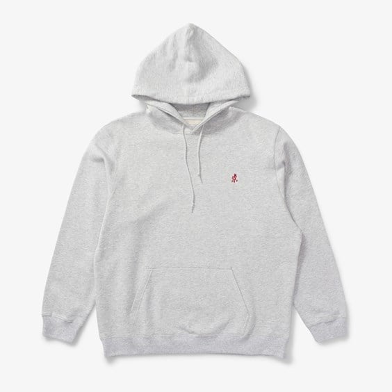 Pulover GRAMICCI One Point Hooded Sweatshirt Siva | G303-FT-ASHH, 0
