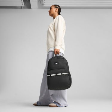 Nahrbtnik Puma Phase Tape Backpack Črna | 091170-01, 4