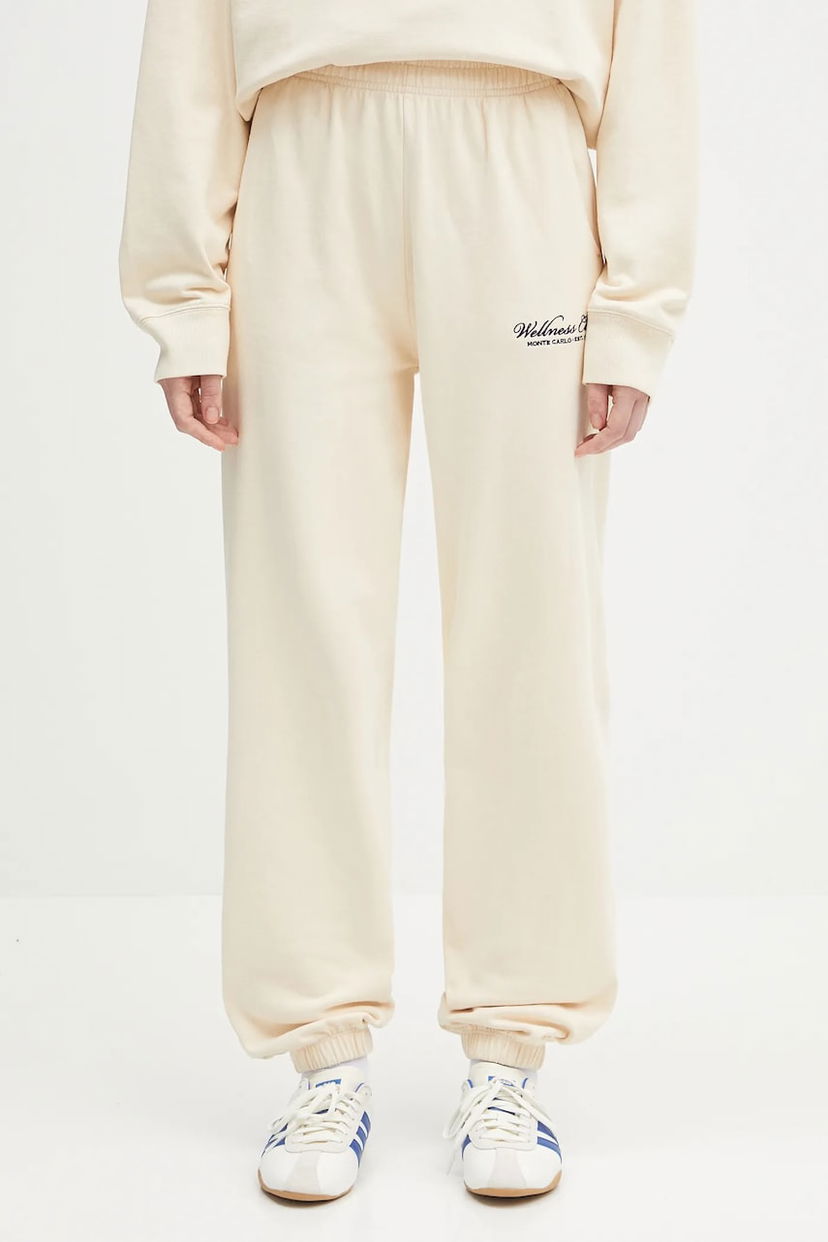 Trenirka Sporty & Rich Sporty & Rich Wellness Club MC Embroidered Sweatpants Bež | PA036620081CR01