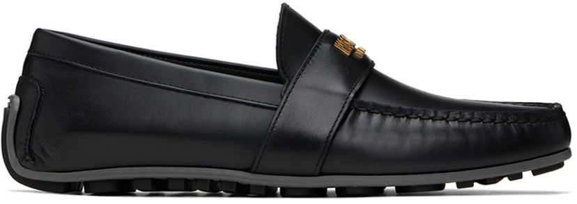 Modni dodatki Moschino Moschino Logo Loafers Črna | MB10380G1I GA0