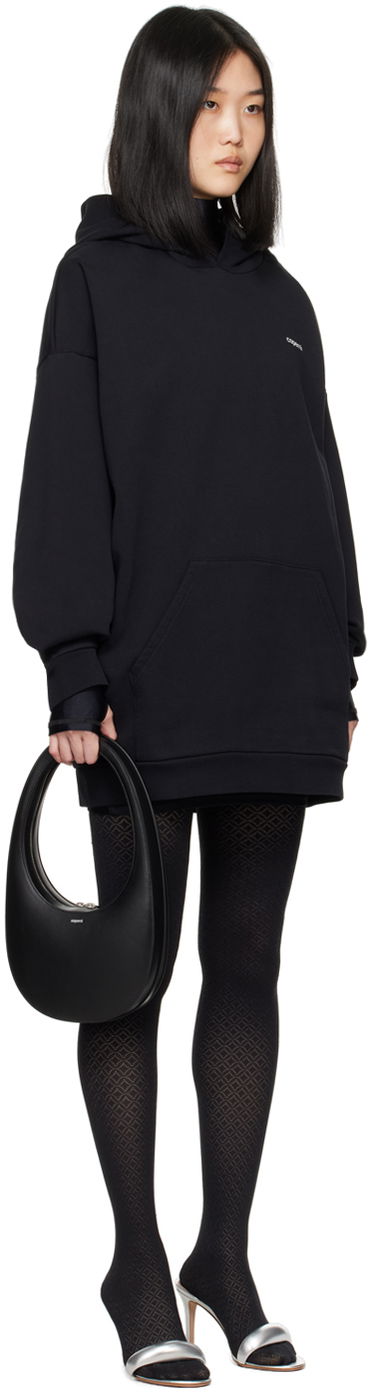 Pulover Coperni Coperni Hooded Minidress Črna | COPJS62523, 1