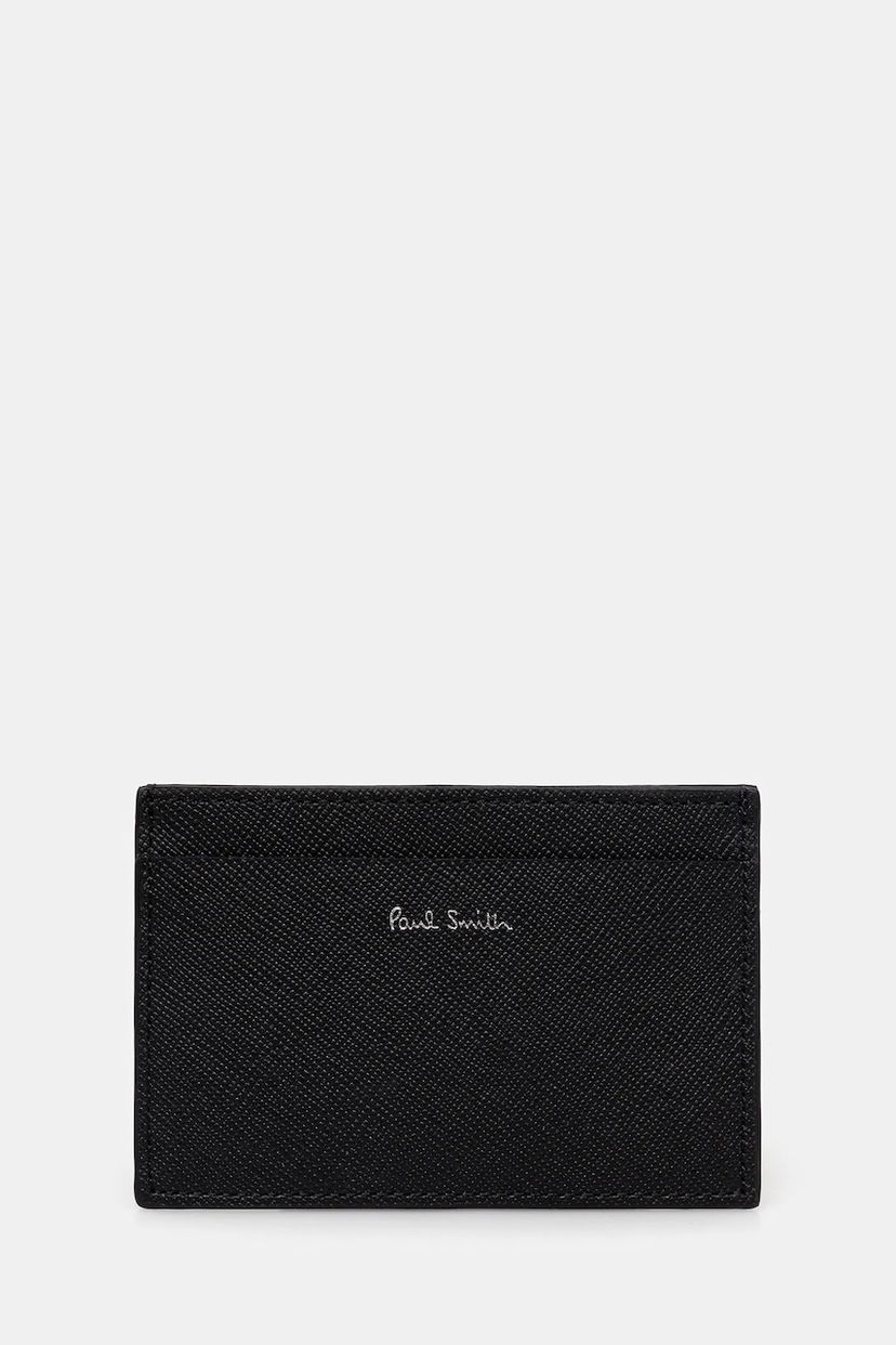 Denarnica Paul Smith Leather Card Case Črna | M1A.4768.TGLECO