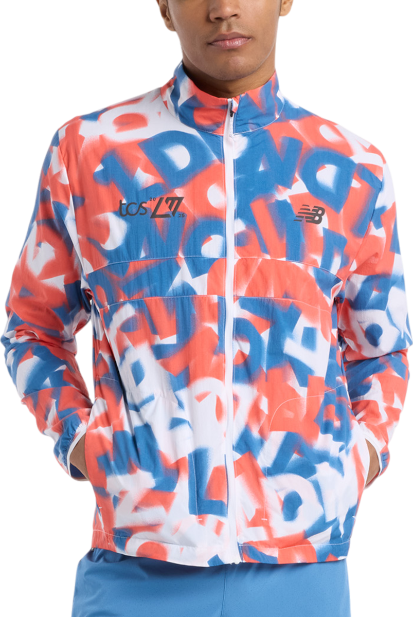 Vetrovka New Balance London Edition Printed Packable Jacket Večbarvna | mj51299d-mlt, 0