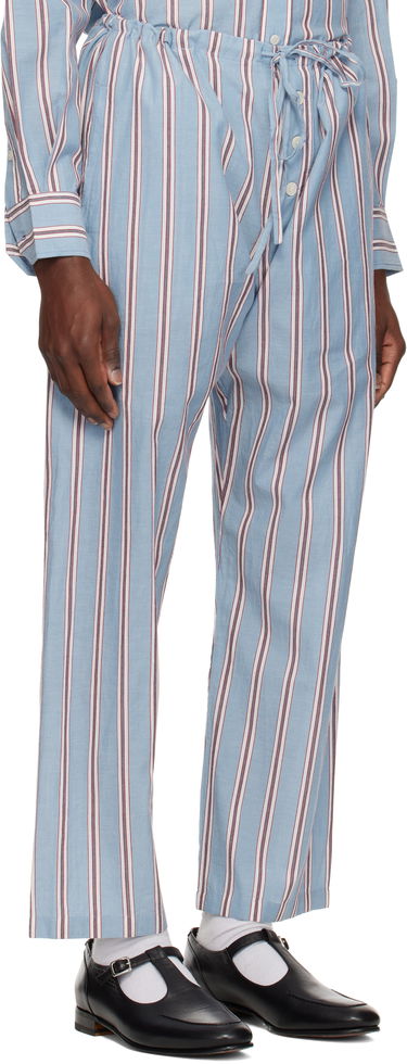 Hlače Bode Bode Regatta Stripe Pyjama Pants Modra | MRS25BT067, 4