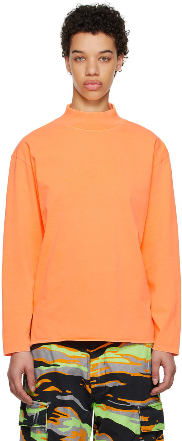Majica ERL 'Sun' Long Sleeve T-Shirt Oranžna | ERL06T013