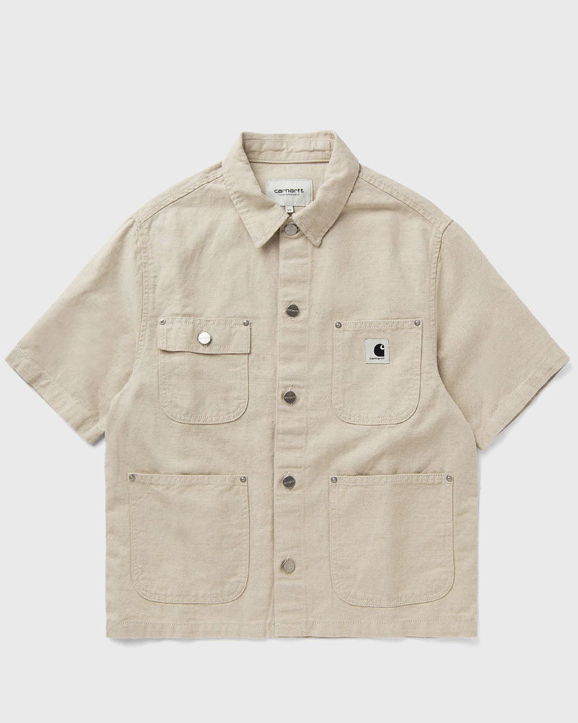 Srajce Carhartt WIP Short Sleeve Michigan Shirt Bež | I035573-05.02