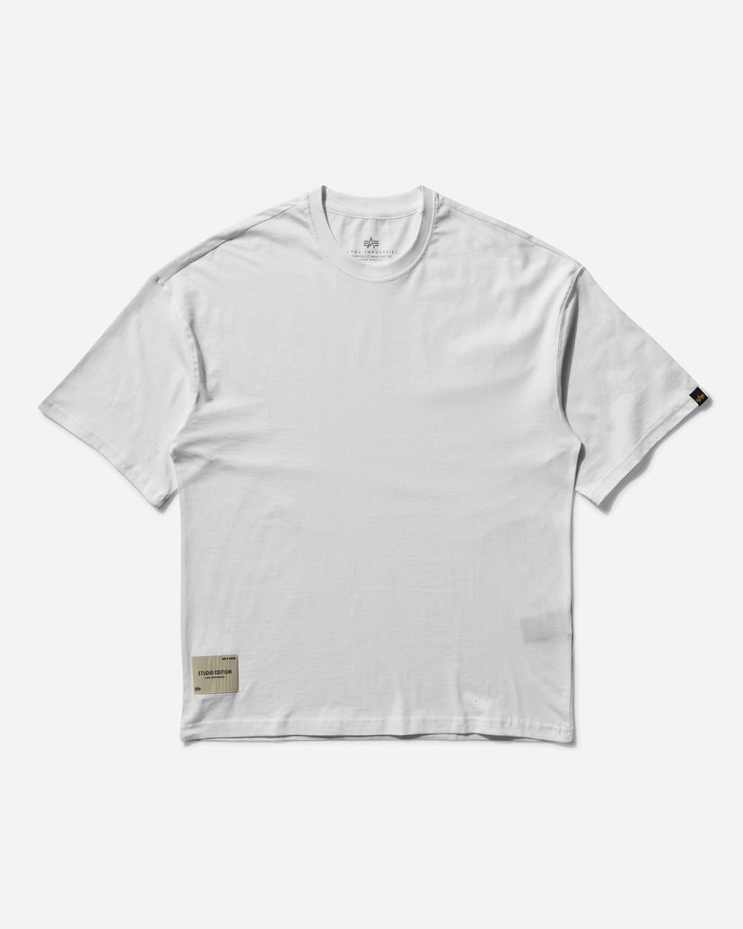 Majica Alpha Industries Studio Edition T-Shirt Bela | X156550 09