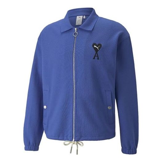 Vetrovka Puma Ami Track Full Zip Jacket Modra | 534066-93