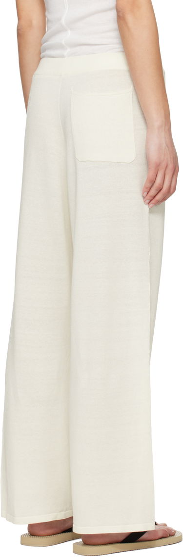 Trenirka The Row The Row Jory Knitted Drawstring Trousers Bela | 8809-Y889, 2