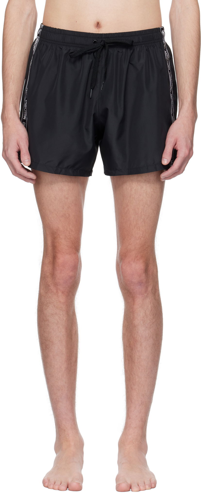 Kopalke Moschino Moschino Logo Band Swim Shorts Črna | 251V34243 251V39301 0555