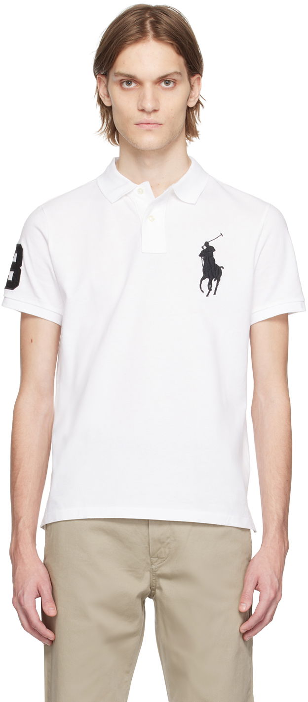 Polo majica Polo by Ralph Lauren Polo Ralph Lauren Big Pony Polo Bela | 710688969003