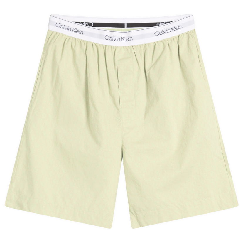 Boksarice CALVIN KLEIN Calvin Klein Sleep Shorts, Size Large Zelena | LV00NM2832VRK