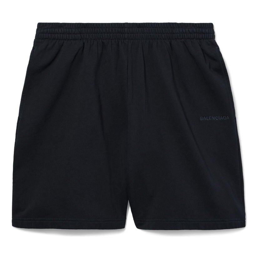 Kratke hlače Balenciaga Sweat Shorts Črna | 676137TRVM61041