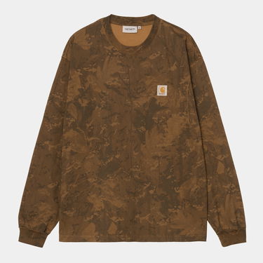 Majica Carhartt WIP Carhartt WIP Long Sleeve Camo Combi T-Shirt Rjava | I035858_9, 0