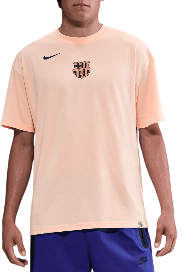 Majica Nike Total 90 FC Barcelona Remix T-Shirt Oranžna | hq8388-807