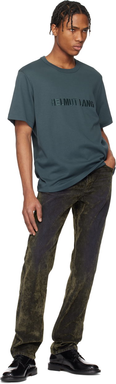 Kavbojke Helmut Lang Helmut Lang Flocked Jeans Zelena | O09DM202, 3