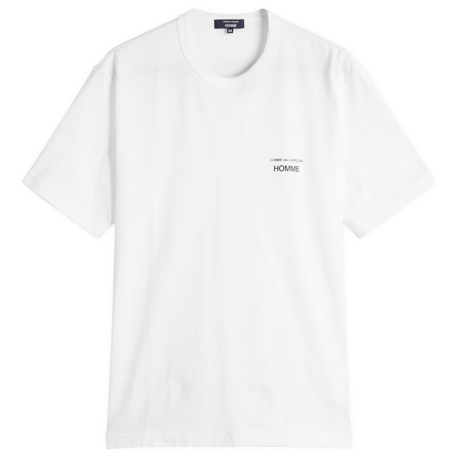 Majica Comme des Garçons Homme Logo T-Shirt, Size Large Bela | HP-T101-W25-3, 1
