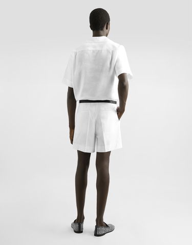Kratke hlače Dolce & Gabbana Dolce & Gabbana Gabardine Shorts With Double Darts Bela | GP10WTFUFNVW0800, 2