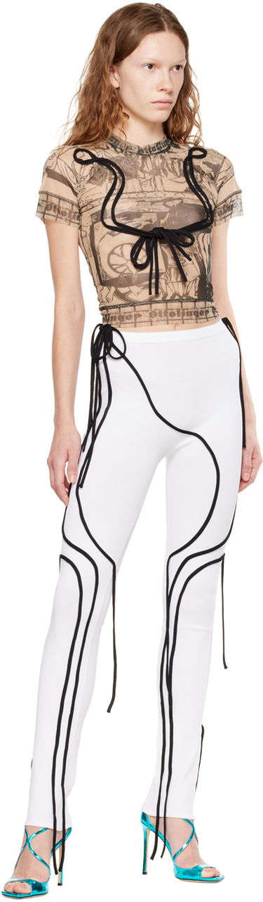 Pajkice Ottolinger Ottolinger Strappy Leggings Bela | 703102, 3
