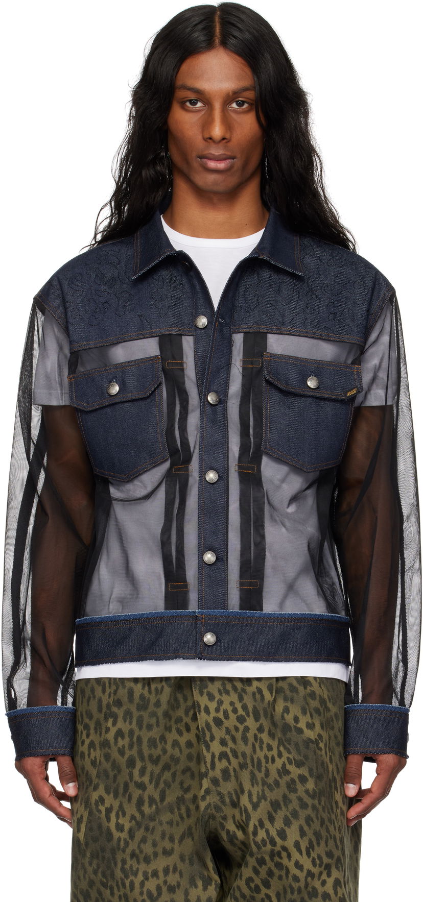 Jakna Andersson Bell Andersson Bell Tonny Sheer Denim Jacket Modra | awa695m