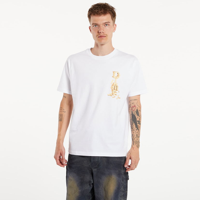 Majica Dime Blocks T-Shirt UNISEX White Bela | DIMESU2436WHT
