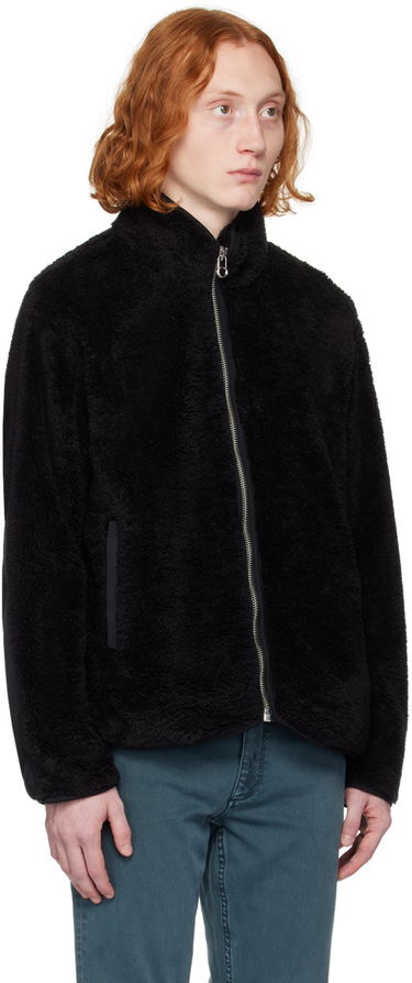 Jakna rag & bone Felix Full-Zip Fleece Jacket Črna | MBW23H2410PFML, 1