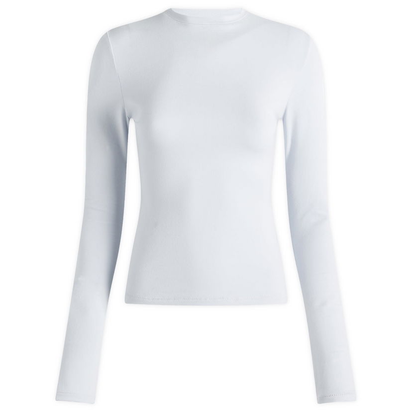 Majica SKIMS Cotton Jersey Long Sleeve T-Shirt, Size Large | SKIMS Modra | AP-TSH-0647-ZENBLUE