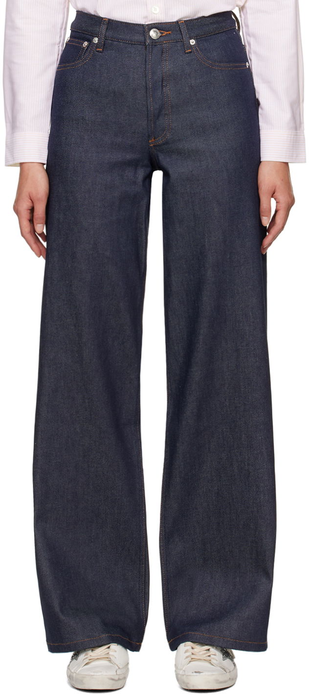 Kavbojke A.P.C. Elisabeth Jeans Modra | COZZI-F09181, 0