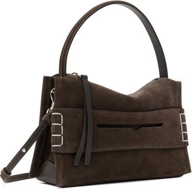 Torba za čez ramo JW Anderson JW Anderson Loafer Suede Shoulder Bag Rjava | HB0716-LA0364, 3