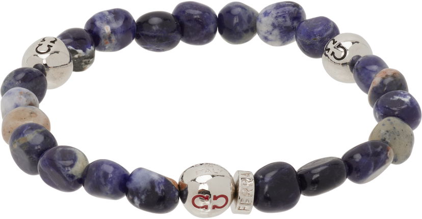 Zapestnica FERRAGAMO Salvatore Ferragamo Baroque Beads Bracelet Modra | 785674