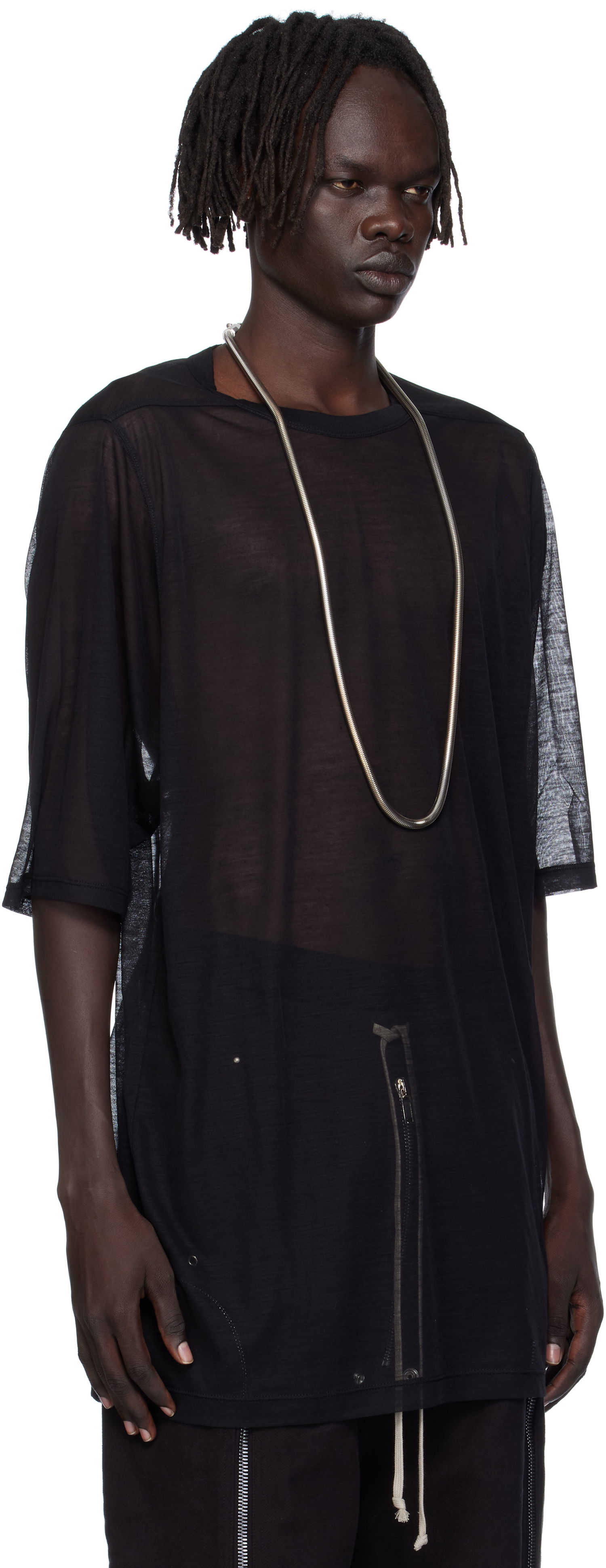 Majica Rick Owens Rick Owens Concordians Jumbo Short Sleeve T-Shirt Črna | RU02E1274 JWR, 1