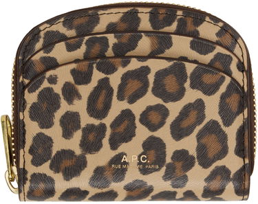 Denarnica A.P.C. Demi-Lune Mini Compact Coin Pouch Rjava | PXBUR-F63437, 0