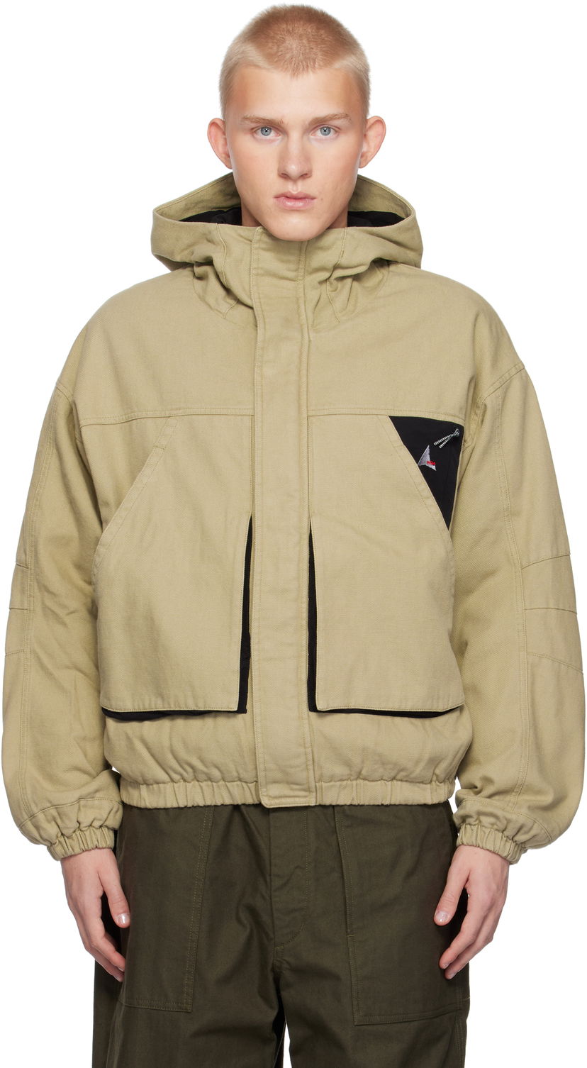 Jakna ROA Canvas Cotton Jacket Bež | RBMW0336FA243