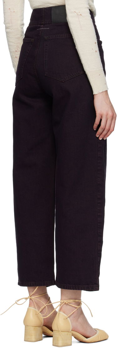 Kavbojke Maison Margiela MM6 Maison Margiela Barrel-Leg Jeans Bordo | S52LA0268 M30032, 2