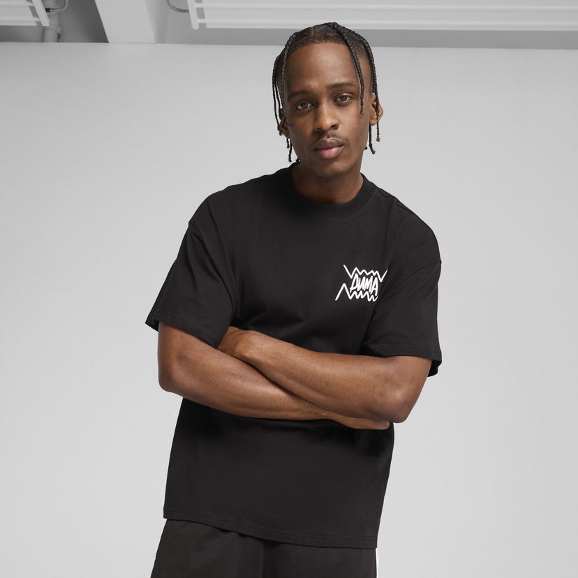 Majica Puma Jaws Core Basketball T-Shirt Črna | 630493_01
