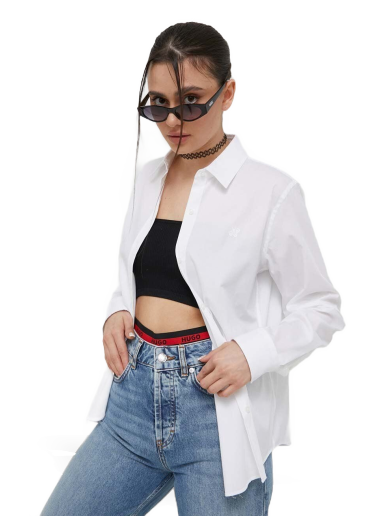 Srajce BOSS Shirt Bela | 50496339