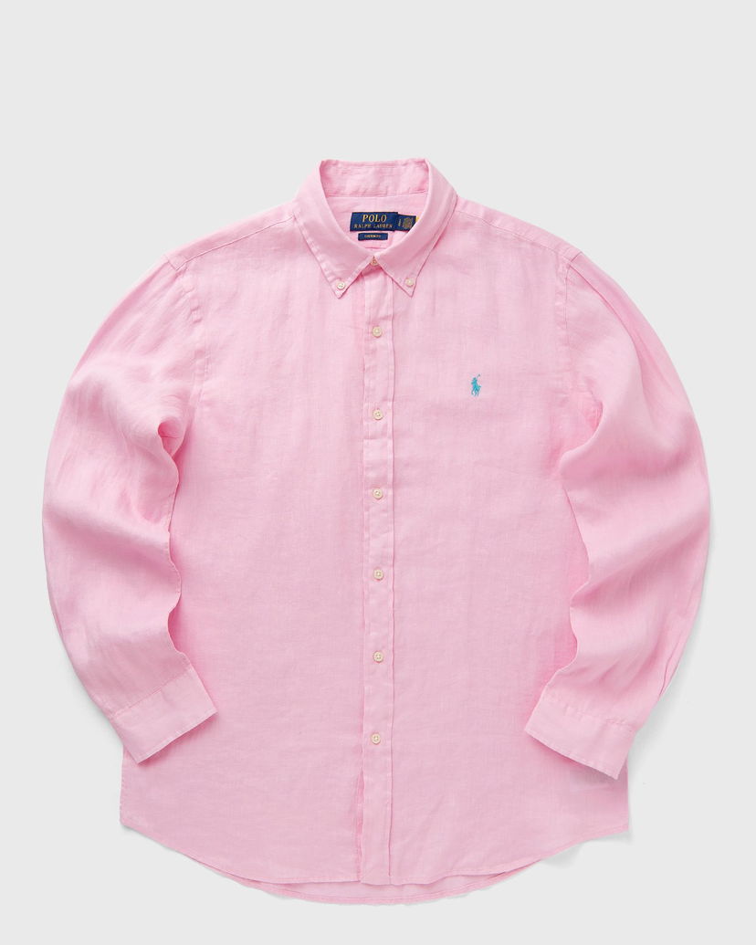 Srajce Polo by Ralph Lauren Ralph Lauren Custom Fit Linen Sport Shirt XXL Roza | 710966294009