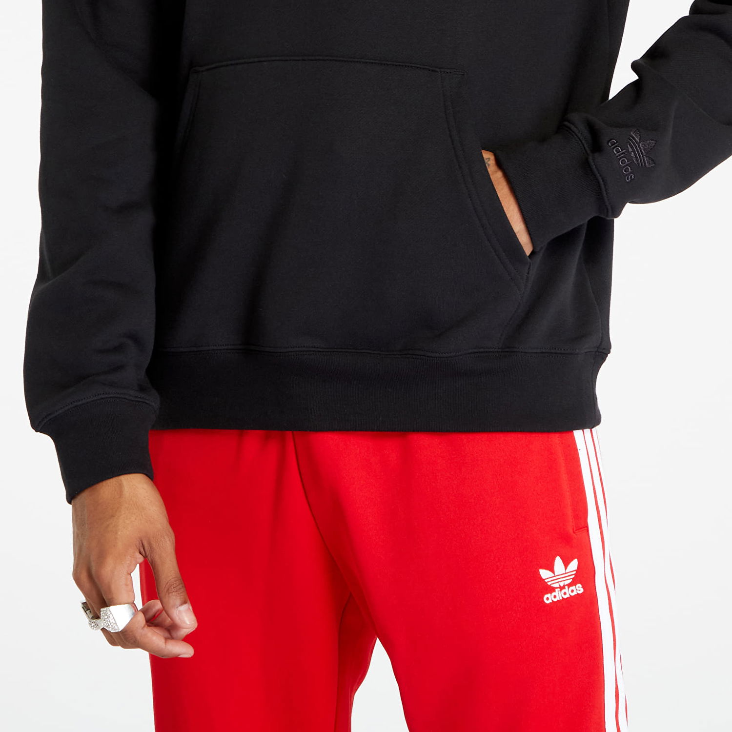 Pulover adidas Performance Graphics Fire Trefoil Črna | IJ0610, 1