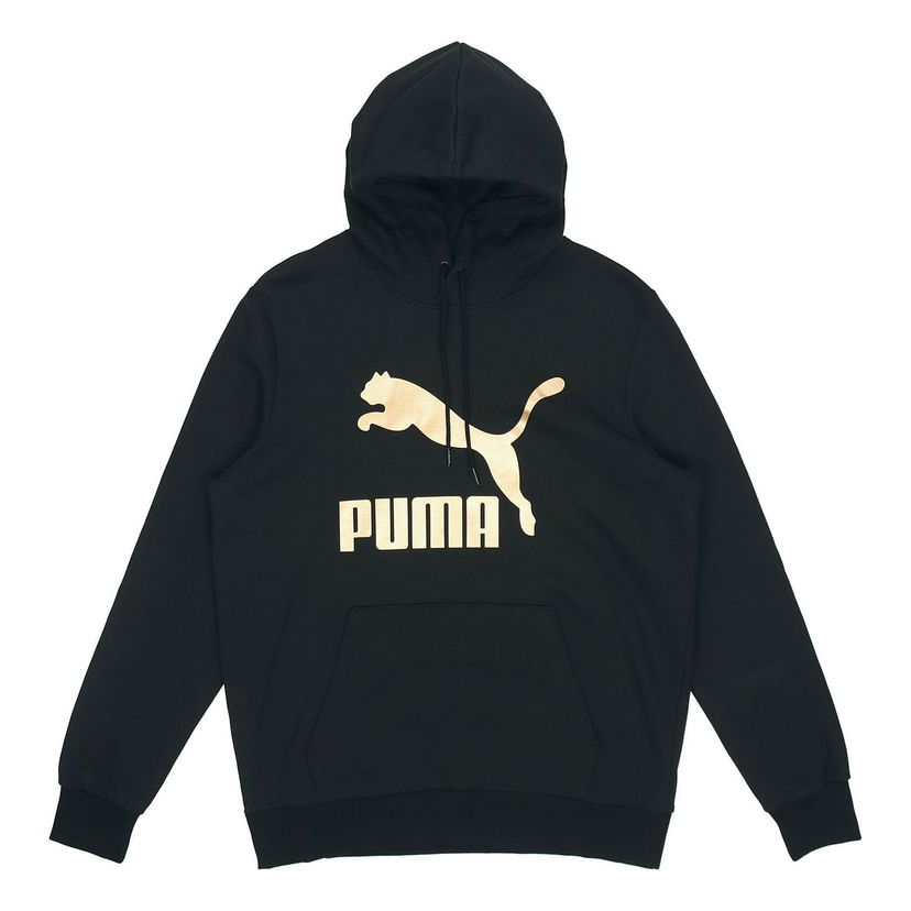 Pulover Puma Classics Bronzing Logo Hoodie Črna | 531370-56