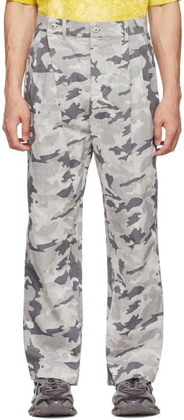 Cargo hlače Feng Chen Wang Feng Chen Wang Cotton Camouflage Trousers Siva | FMS13TR05, 0