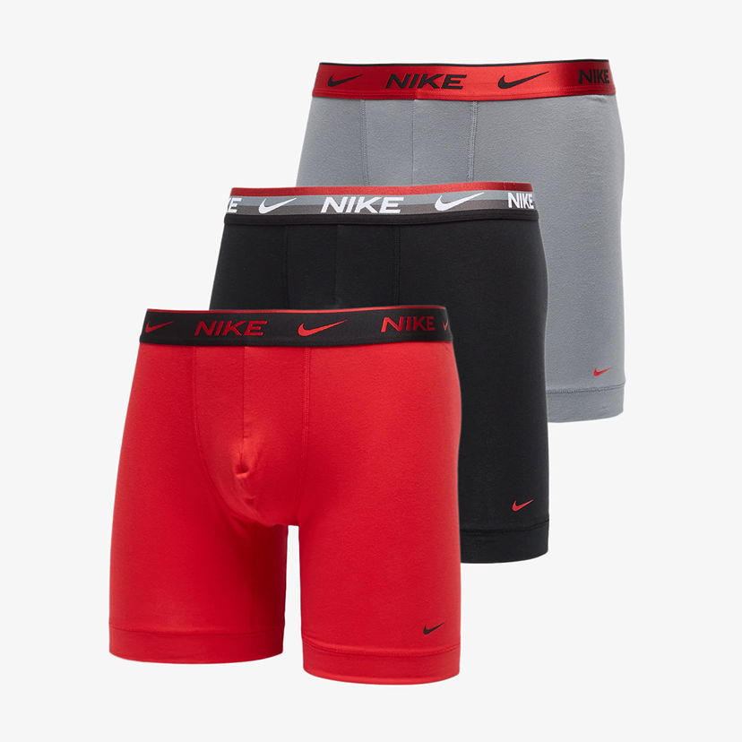 Boksarice Nike Dri-FIT Everyday Cotton Stretch Boxer Brief 3-Pack Večbarvna | 0000KE1007-1L9