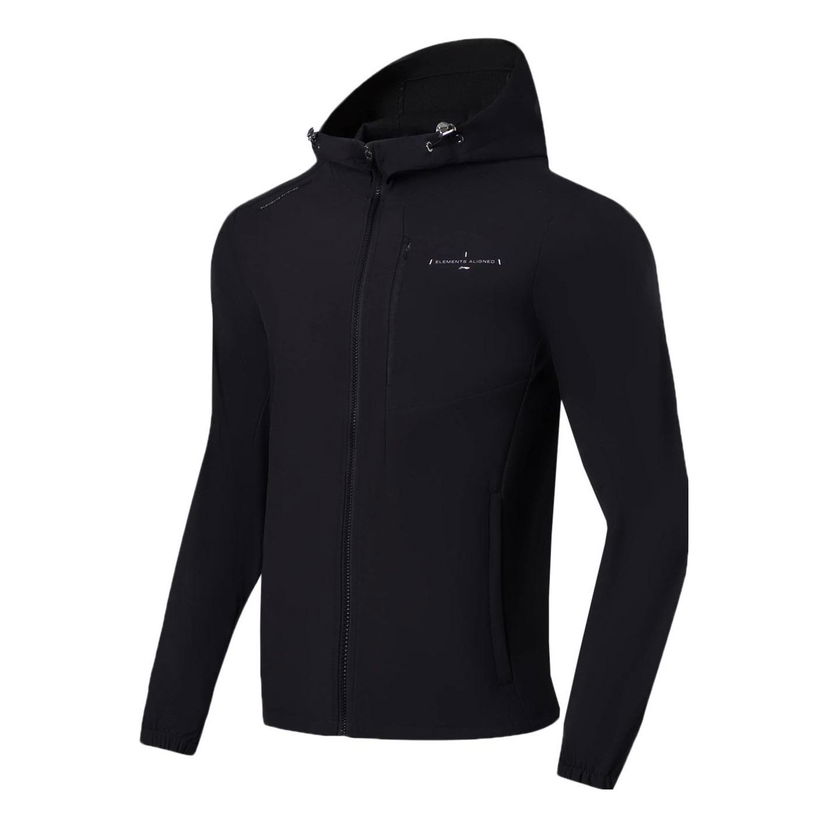 Vetrovka Li-Ning Training Windbreaker Črna | AFDS511-1