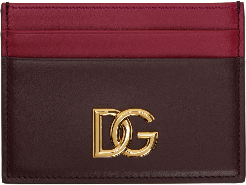 Denarnica Dolce & Gabbana Dolce&Gabbana Calfskin DG Logo Card Holder Rjava | BI0330 A9M75