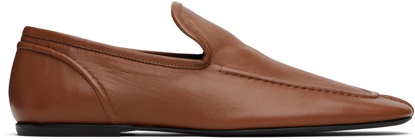 Oblačila Dries Van Noten Dries Van Noten Leather Loafers Rjava | MS251-1480