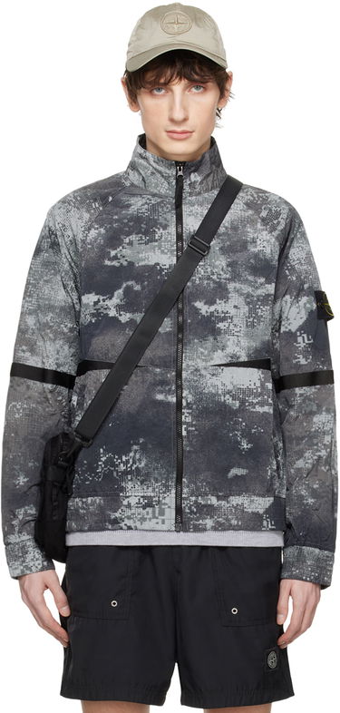 Jakna Stone Island Dissolving Grid Camo Jacket Siva | 8015661E1, 0