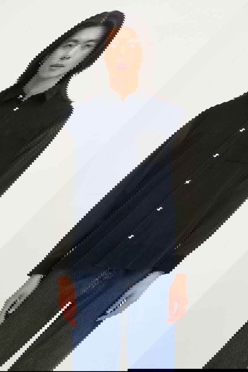 Srajce Barbour Barbour Patchwork OS Cord Shirt, Regular Fit Mornarica | MSH5688MI32, 0