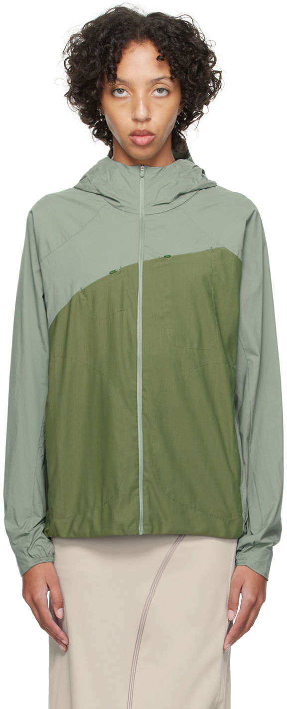 Vetrovka Post Archive Faction (PAF) Paneled Zip-Up Hooded Jacket Zelena | 5.1 OTC-G